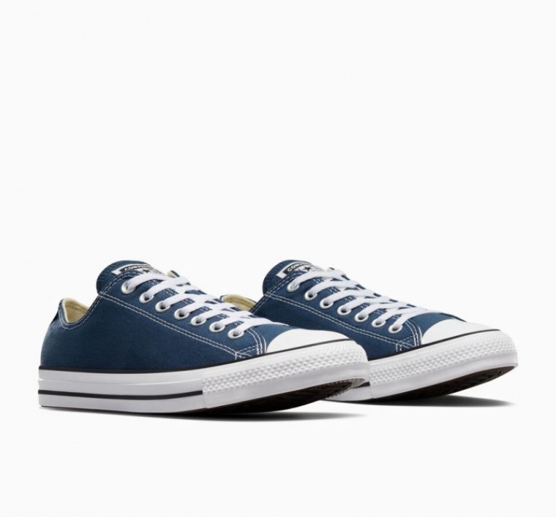 Tenis Converse Chuck Taylor All Star Bajos Mujer Azul Marino | COLOMBIA L7421H