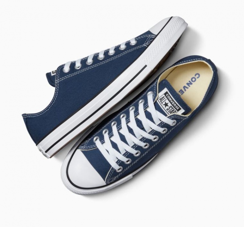 Tenis Converse Chuck Taylor All Star Bajos Mujer Azul Marino | COLOMBIA L7421H