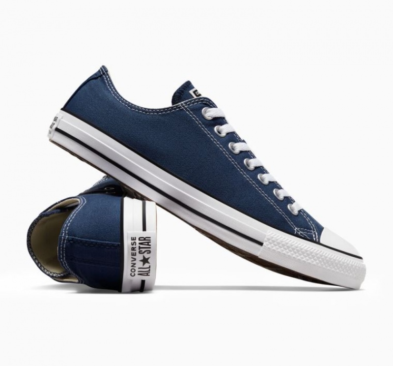 Tenis Converse Chuck Taylor All Star Bajos Mujer Azul Marino | COLOMBIA L7421H