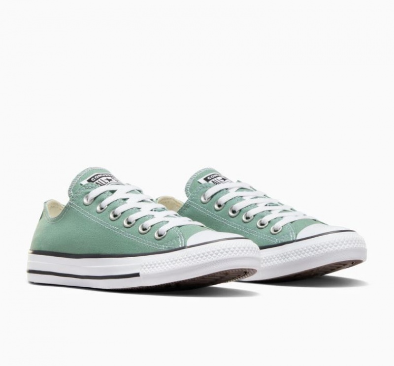 Tenis Converse Chuck Taylor All Star Bajos Mujer Verde Claro | COLOMBIA E5129D