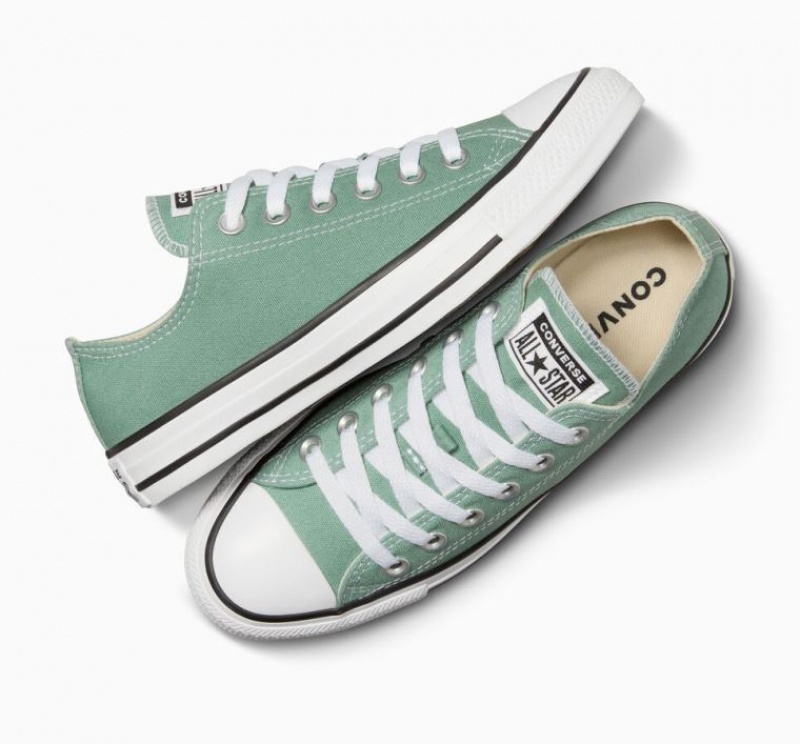 Tenis Converse Chuck Taylor All Star Bajos Mujer Verde Claro | COLOMBIA E5129D