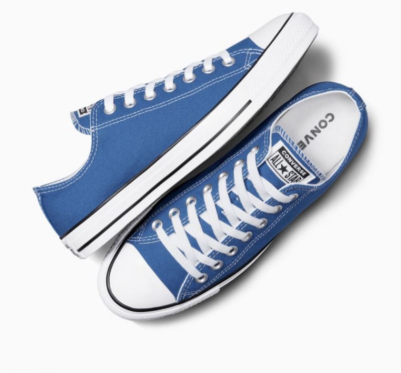 Tenis Converse Chuck Taylor All Star Bajos Mujer Azules | COLOMBIA C2835F