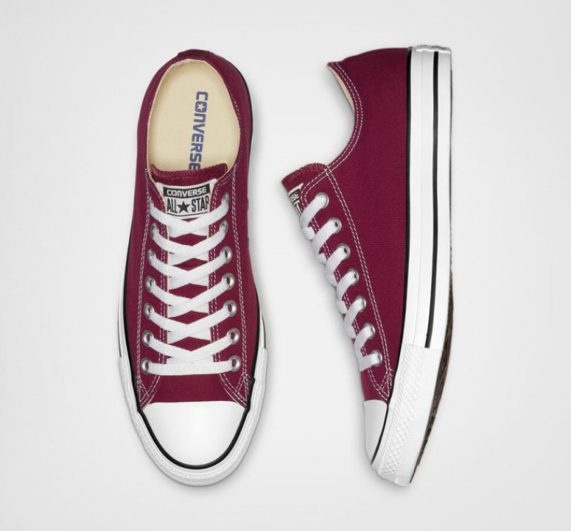 Tenis Converse Chuck Taylor All Star Bajos Mujer Burdeos | COLOMBIA I5847V