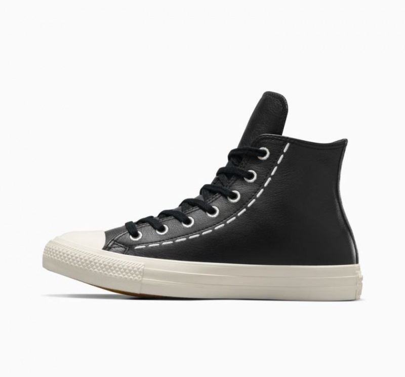 Tenis Converse Chuck Taylor All Star Bold Stitch Altos Mujer Negras | COLOMBIA I6923Q