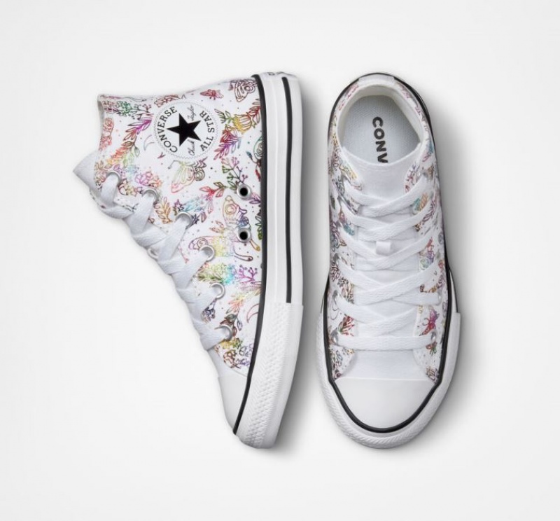 Tenis Converse Chuck Taylor All Star Butterfly Shine Altos Niños Multicolor | COLOMBIA I4315Q