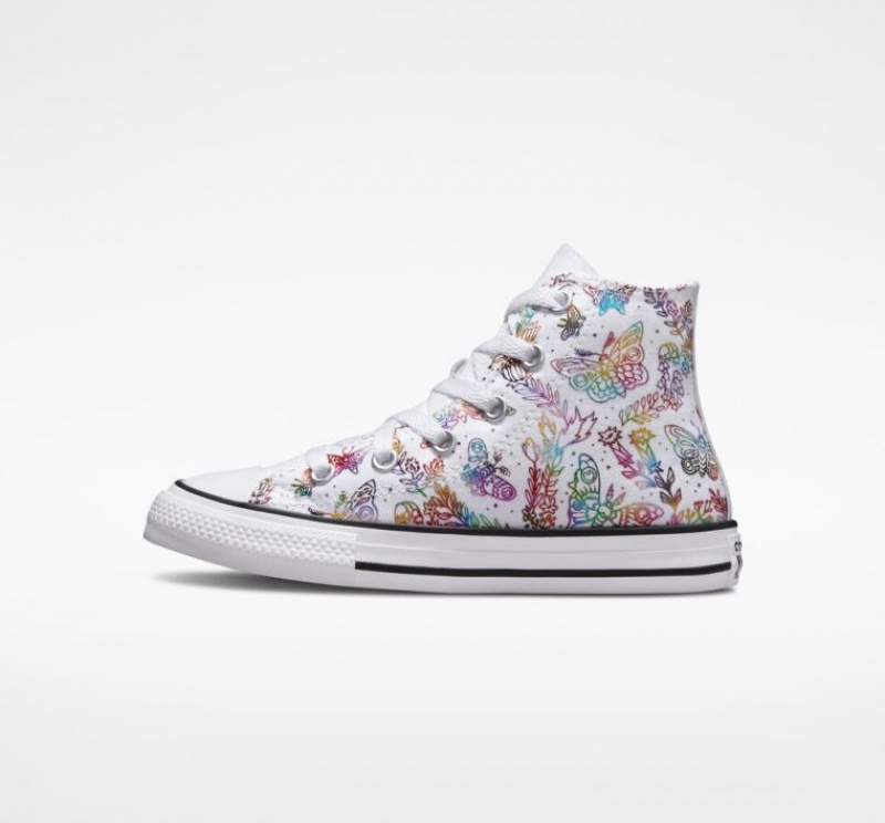 Tenis Converse Chuck Taylor All Star Butterfly Shine Altos Niños Multicolor | COLOMBIA I4315Q