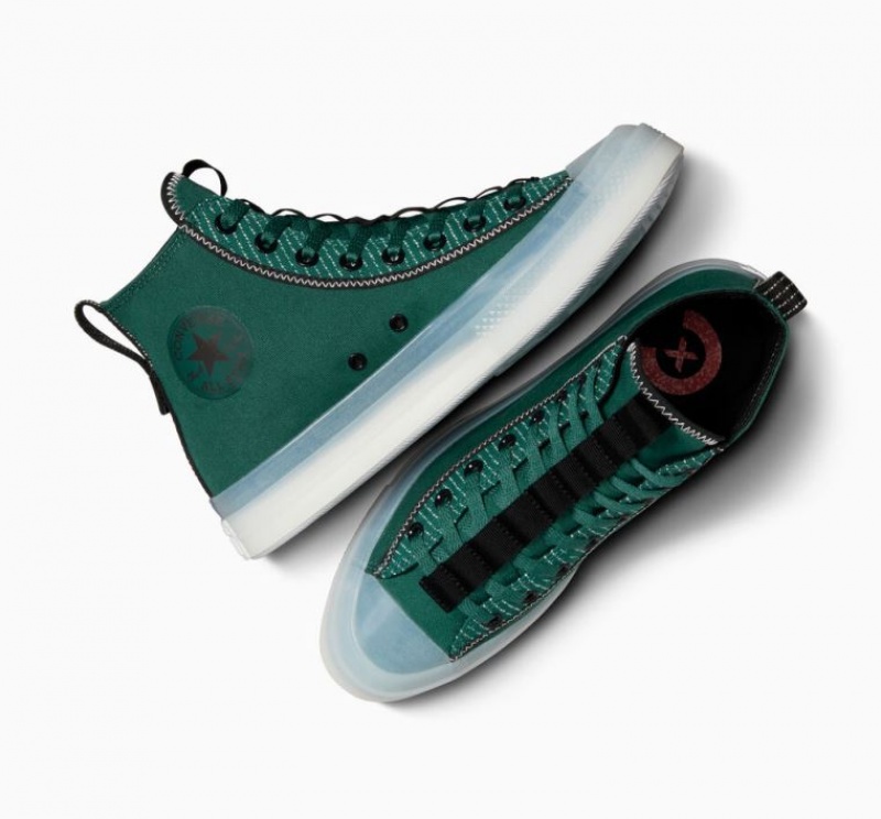 Tenis Converse Chuck Taylor All Star CX Explore Altos Hombre Verde | COLOMBIA T9802O