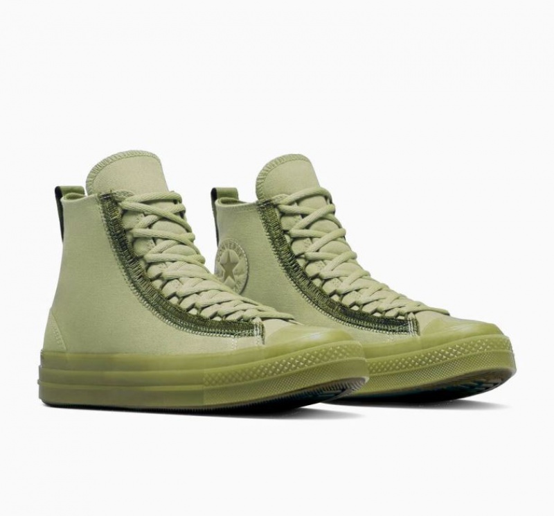 Tenis Converse Chuck Taylor All Star CX Exp2 Altos Mujer Verde Claro | COLOMBIA D4075C