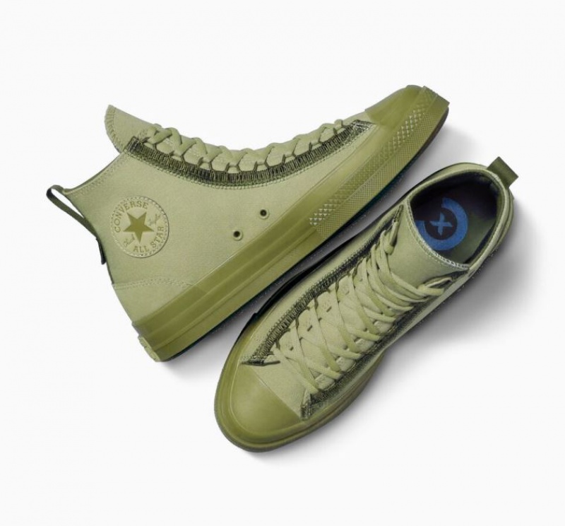 Tenis Converse Chuck Taylor All Star CX Exp2 Altos Mujer Verde Claro | COLOMBIA D4075C