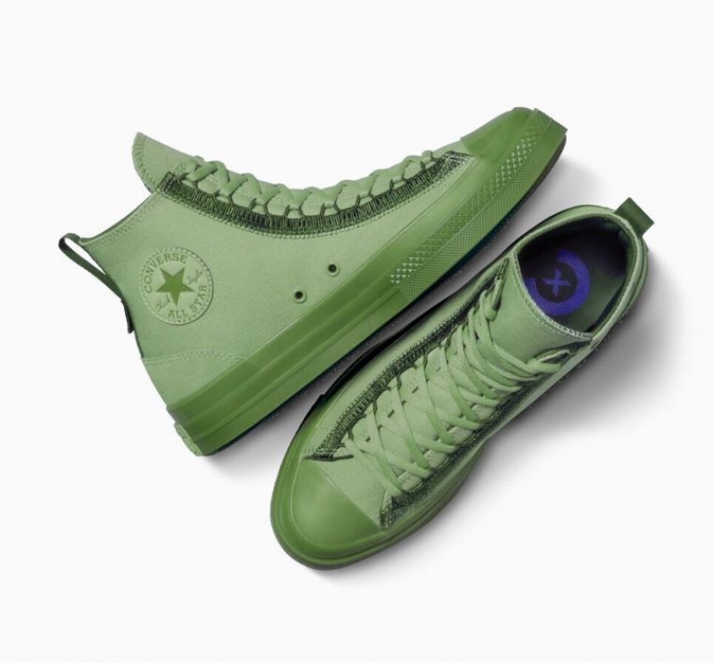 Tenis Converse Chuck Taylor All Star CX Exp2 Altos Mujer Verde Claro | COLOMBIA X4537P