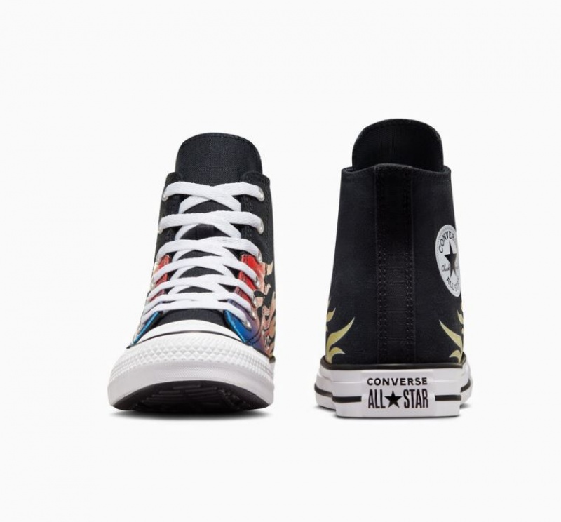 Tenis Converse Chuck Taylor All Star Cars Altos Niños Negras Multicolor | COLOMBIA G8614P