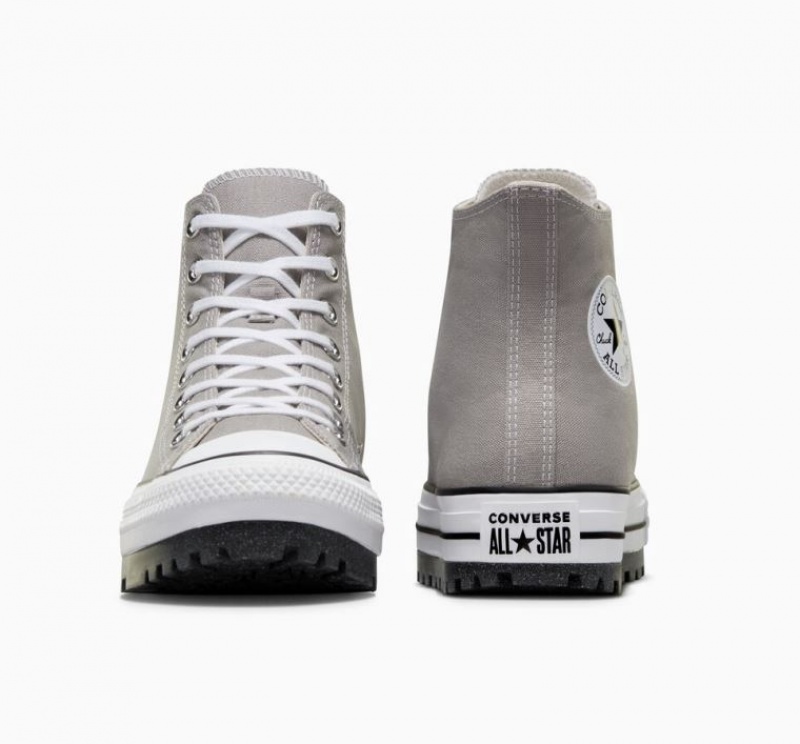 Tenis Converse Chuck Taylor All Star City Trek Altos Mujer Gris | COLOMBIA R7569V