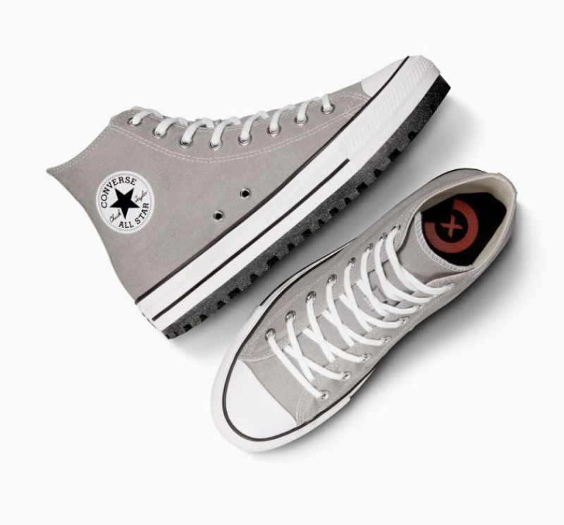 Tenis Converse Chuck Taylor All Star City Trek Altos Mujer Gris | COLOMBIA R7569V