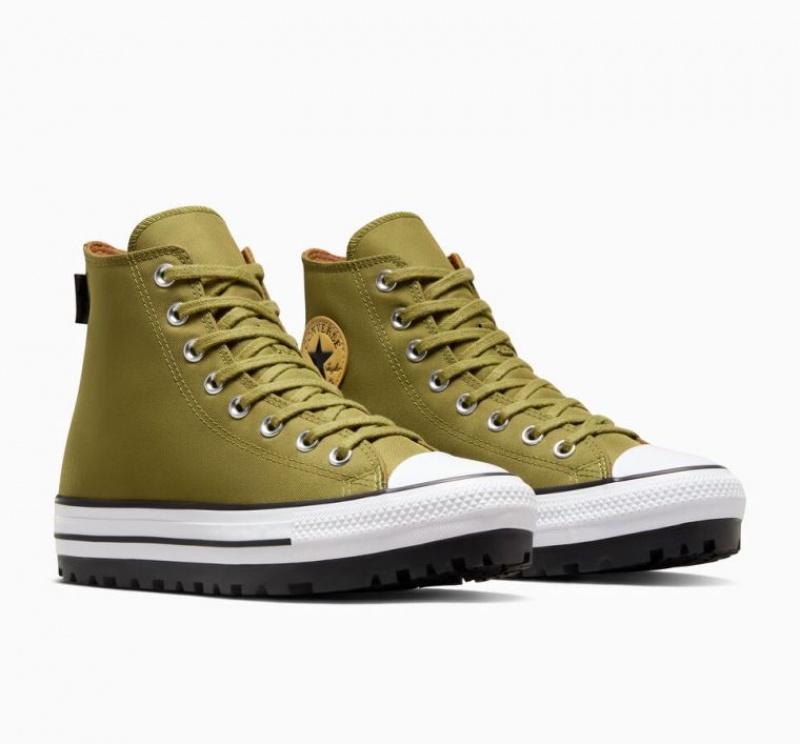 Tenis Converse Chuck Taylor All Star City Trek Altos Mujer Verde Oliva | COLOMBIA M0156J