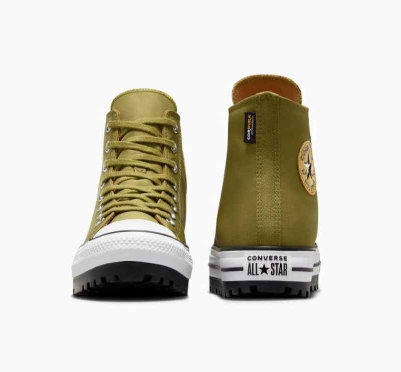 Tenis Converse Chuck Taylor All Star City Trek Altos Mujer Verde Oliva | COLOMBIA M0156J