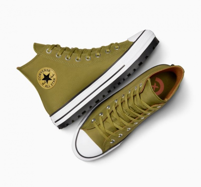 Tenis Converse Chuck Taylor All Star City Trek Altos Mujer Verde Oliva | COLOMBIA M0156J