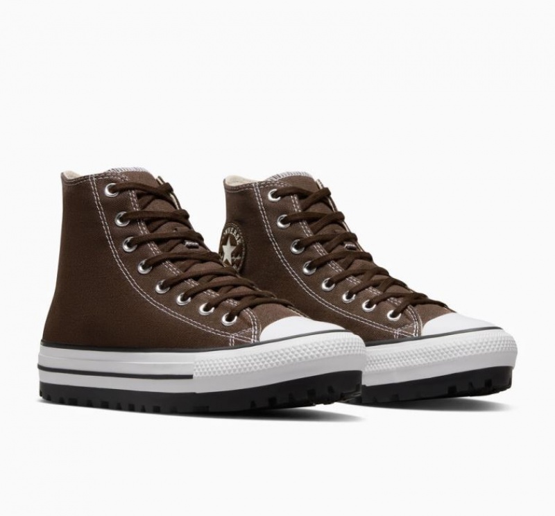 Tenis Converse Chuck Taylor All Star City Trek Altos Hombre Chocolate | COLOMBIA E9137F