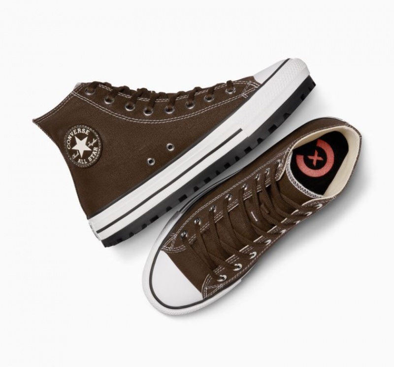 Tenis Converse Chuck Taylor All Star City Trek Altos Hombre Chocolate | COLOMBIA E9137F