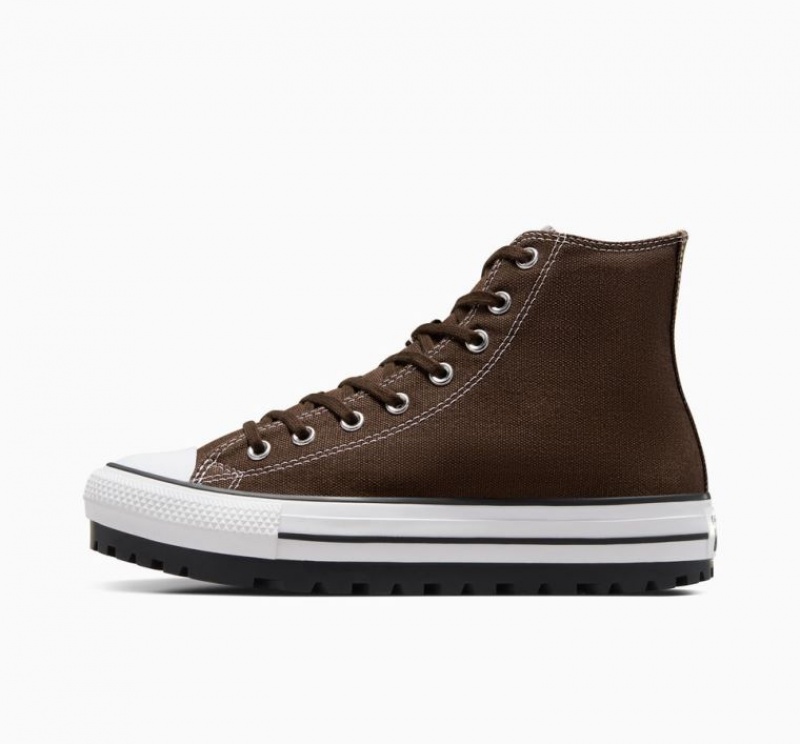 Tenis Converse Chuck Taylor All Star City Trek Altos Hombre Chocolate | COLOMBIA E9137F