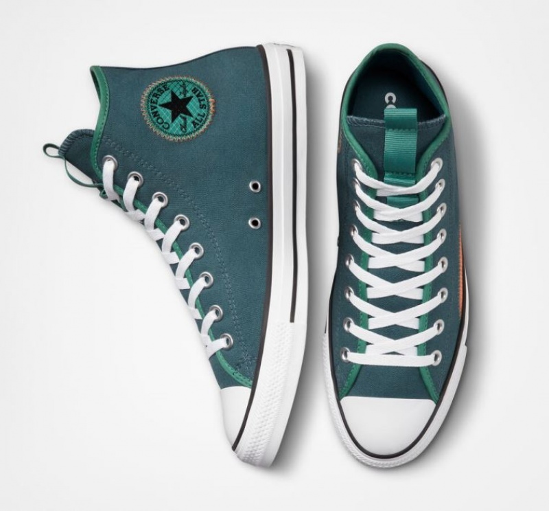 Tenis Converse Chuck Taylor All Star Earth Tones Altos Mujer Turquesa | COLOMBIA U1750P