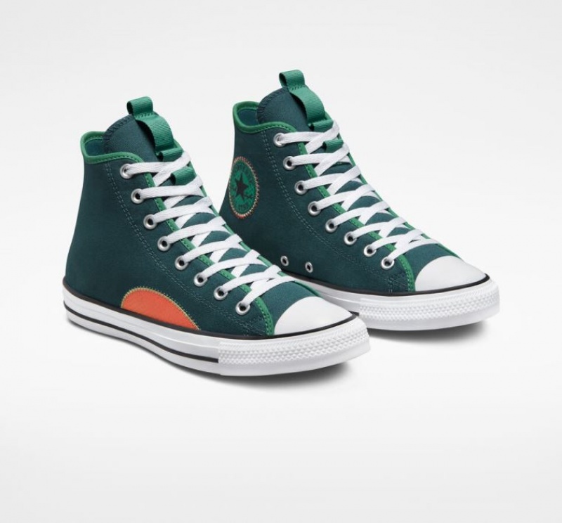 Tenis Converse Chuck Taylor All Star Earth Tones Altos Mujer Turquesa | COLOMBIA U1750P