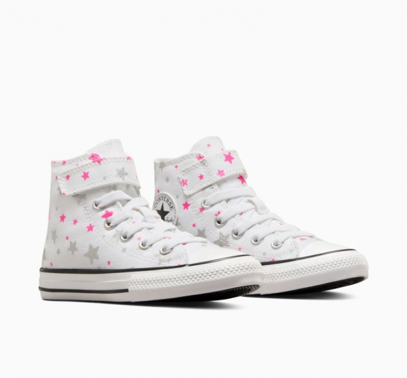 Tenis Converse Chuck Taylor All Star Easy On Sparkle Altos Niños Blancas Multicolor | COLOMBIA J2563P