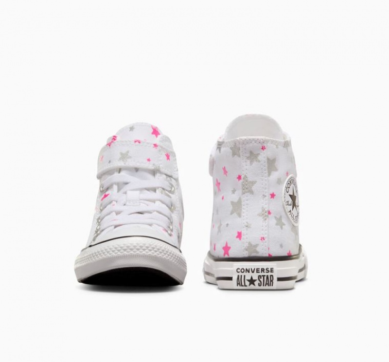 Tenis Converse Chuck Taylor All Star Easy On Sparkle Altos Niños Blancas Multicolor | COLOMBIA J2563P