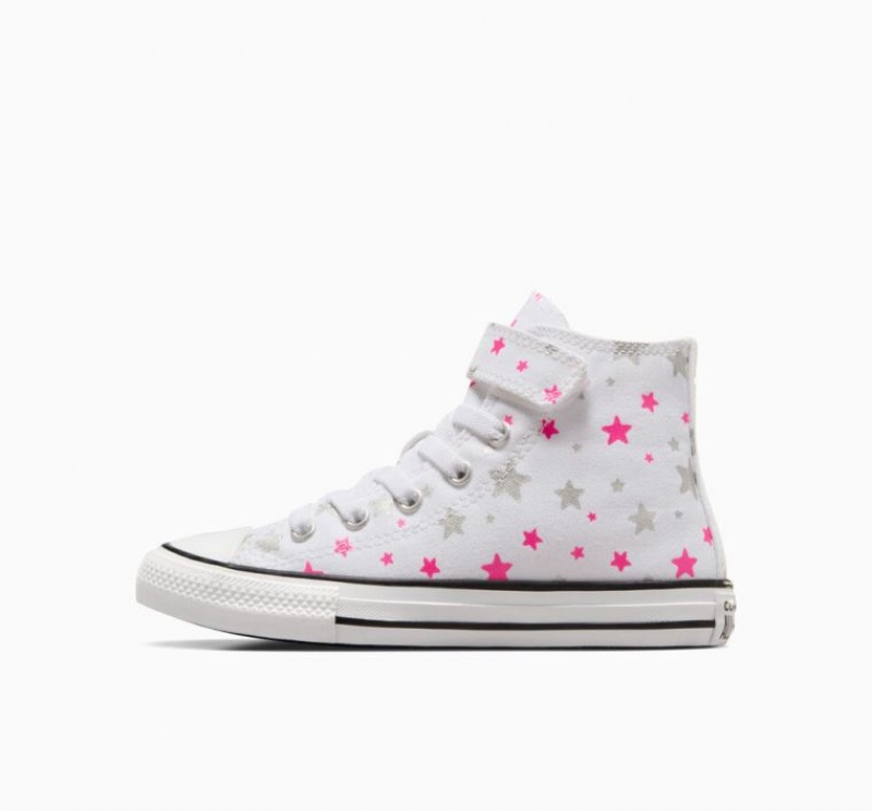 Tenis Converse Chuck Taylor All Star Easy On Sparkle Altos Niños Blancas Multicolor | COLOMBIA J2563P