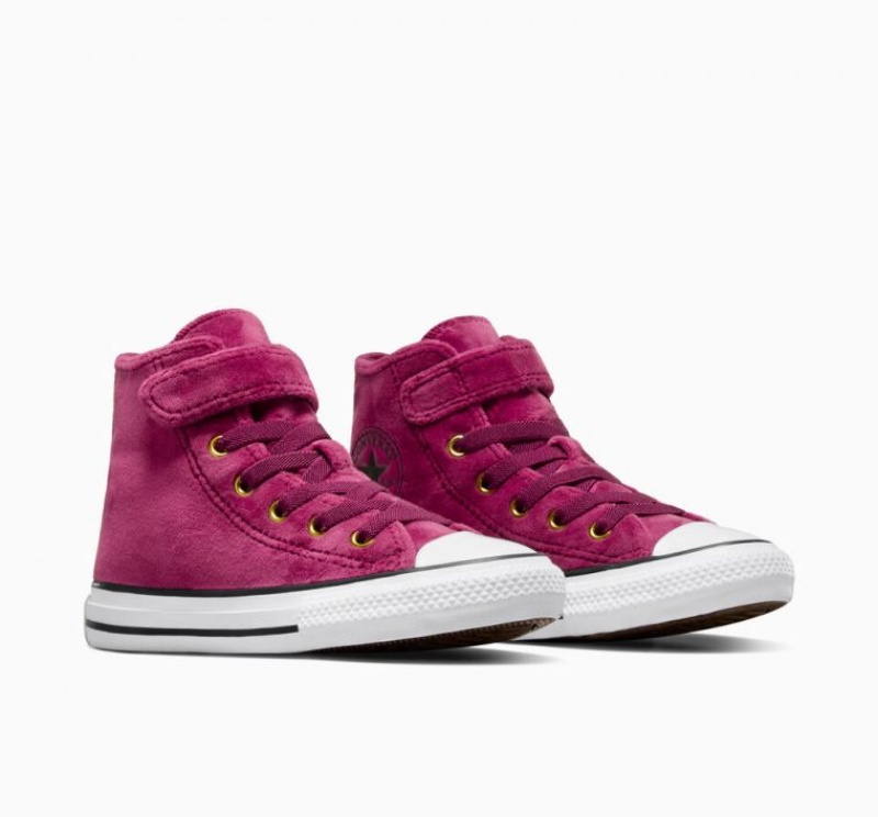 Tenis Converse Chuck Taylor All Star Easy On Velvet Altos Niños Fucsia | COLOMBIA R7038P