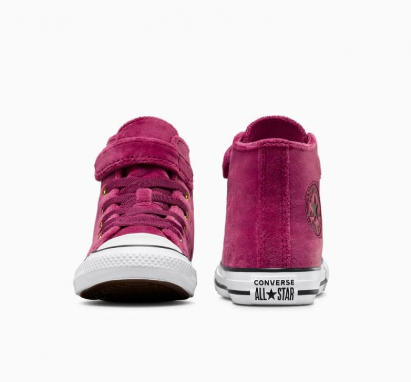 Tenis Converse Chuck Taylor All Star Easy On Velvet Altos Niños Fucsia | COLOMBIA R7038P