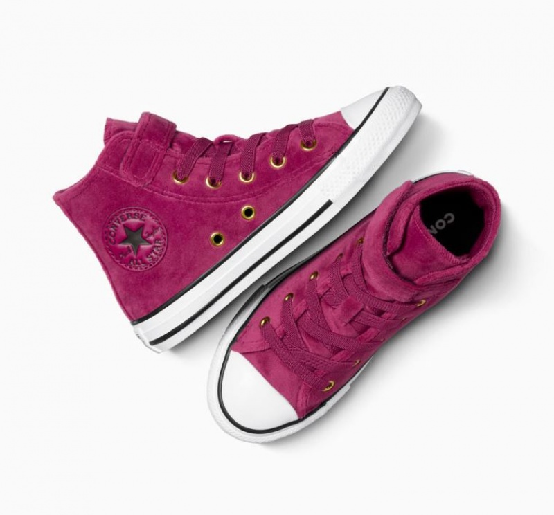 Tenis Converse Chuck Taylor All Star Easy On Velvet Altos Niños Fucsia | COLOMBIA R7038P