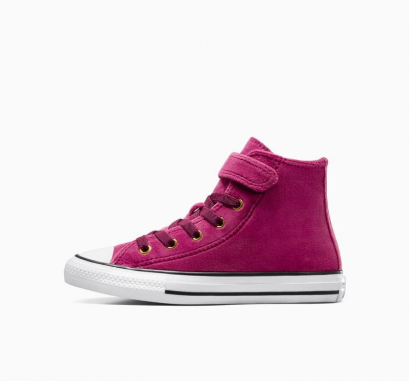 Tenis Converse Chuck Taylor All Star Easy On Velvet Altos Niños Fucsia | COLOMBIA R7038P