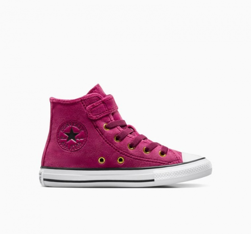 Tenis Converse Chuck Taylor All Star Easy On Velvet Altos Niños Fucsia | COLOMBIA R7038P