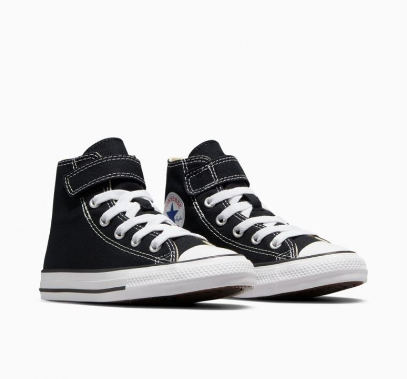 Tenis Converse Chuck Taylor All Star Easy-on Altos Niños Negras | COLOMBIA Z2709E