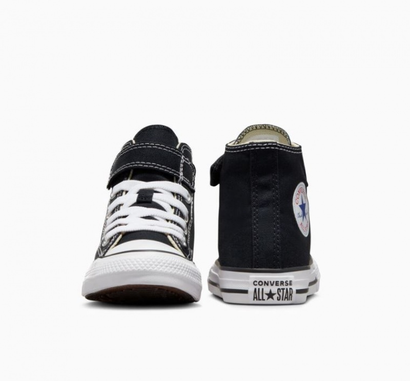 Tenis Converse Chuck Taylor All Star Easy-on Altos Niños Negras | COLOMBIA Z2709E