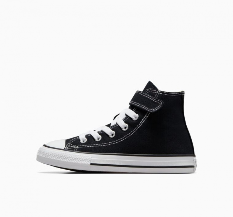 Tenis Converse Chuck Taylor All Star Easy-on Altos Niños Negras | COLOMBIA Z2709E