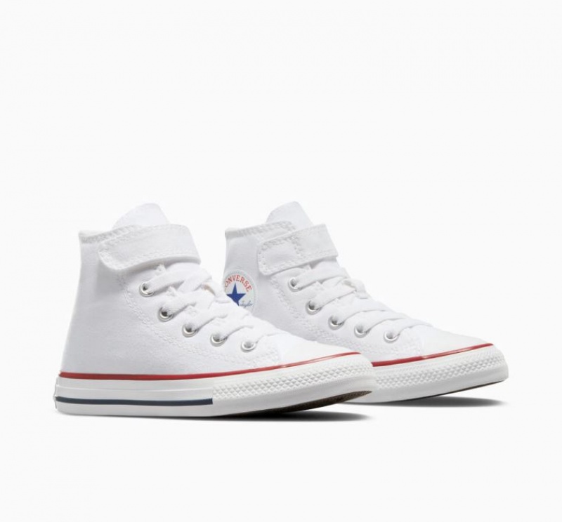 Tenis Converse Chuck Taylor All Star Easy-on Altos Niños Blancas | COLOMBIA P0384U