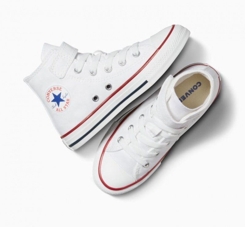 Tenis Converse Chuck Taylor All Star Easy-on Altos Niños Blancas | COLOMBIA P0384U