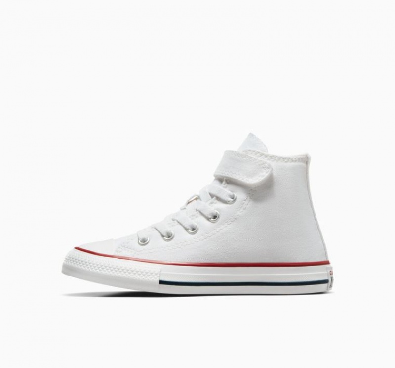 Tenis Converse Chuck Taylor All Star Easy-on Altos Niños Blancas | COLOMBIA P0384U