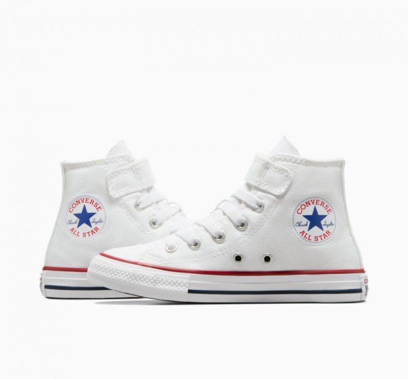 Tenis Converse Chuck Taylor All Star Easy-on Altos Niños Blancas | COLOMBIA P0384U