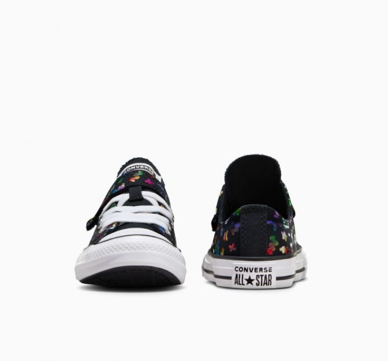 Tenis Converse Chuck Taylor All Star Easy On Doodles Bajos Niños Negras Multicolor | COLOMBIA B2801U