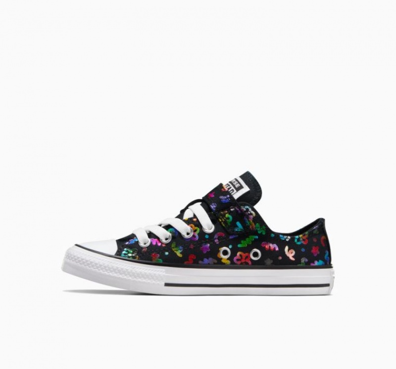 Tenis Converse Chuck Taylor All Star Easy On Doodles Bajos Niños Negras Multicolor | COLOMBIA B2801U