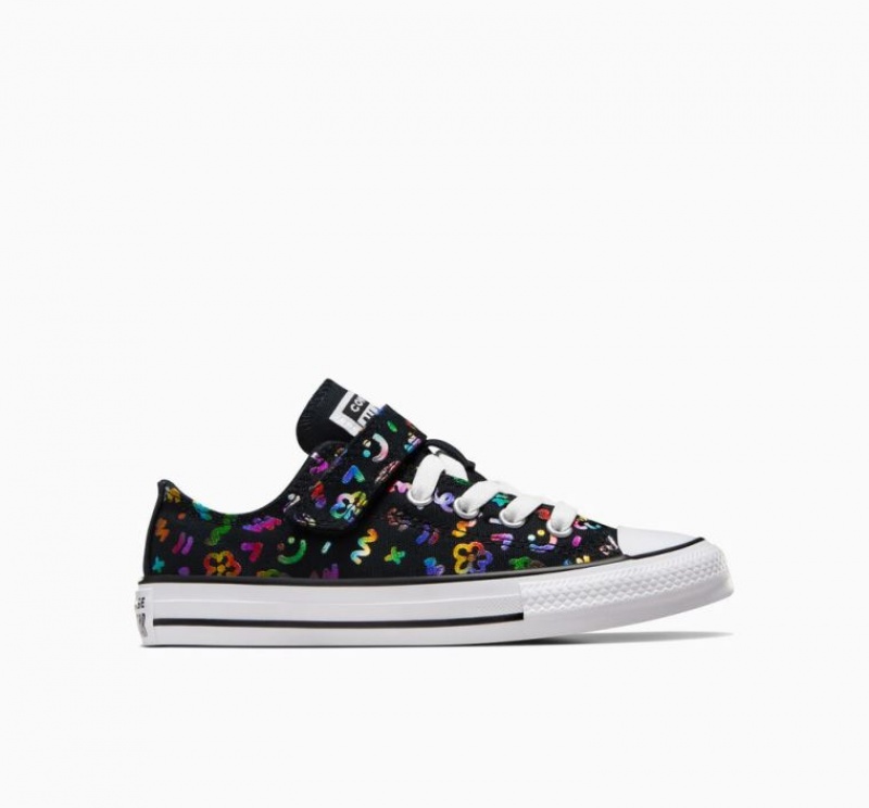 Tenis Converse Chuck Taylor All Star Easy On Doodles Bajos Niños Negras Multicolor | COLOMBIA B2801U