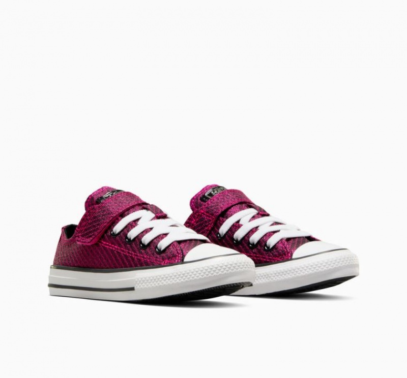 Tenis Converse Chuck Taylor All Star Easy On Sparkle Bajos Niños Rosas | COLOMBIA W3950E