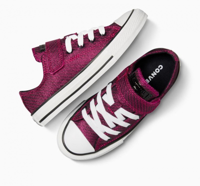 Tenis Converse Chuck Taylor All Star Easy On Sparkle Bajos Niños Rosas | COLOMBIA W3950E