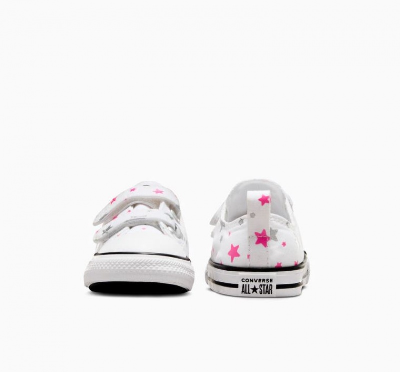 Tenis Converse Chuck Taylor All Star Easy On Sparkle Bajos Niños Blancas | COLOMBIA G3475S