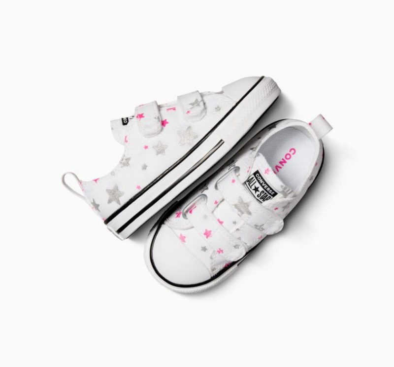 Tenis Converse Chuck Taylor All Star Easy On Sparkle Bajos Niños Blancas | COLOMBIA G3475S