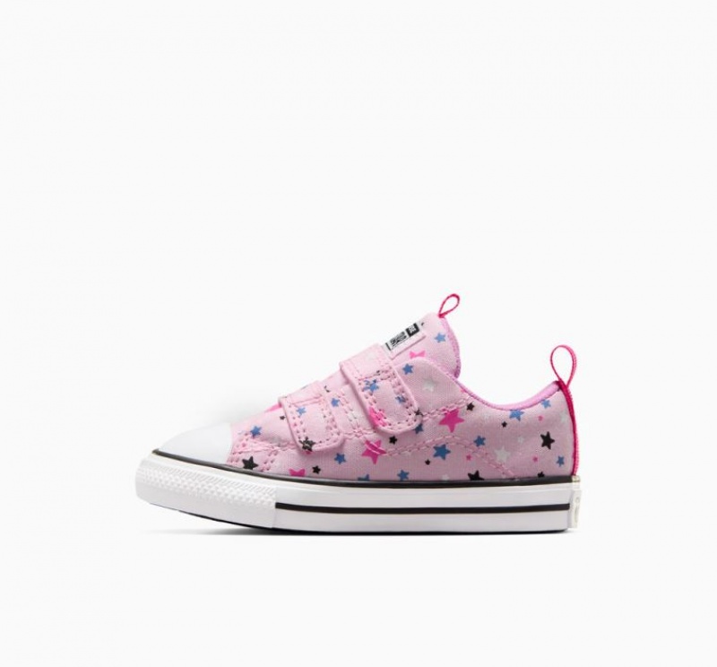 Tenis Converse Chuck Taylor All Star Easy On Sparkle Bajos Niños Rosas | COLOMBIA A4281X