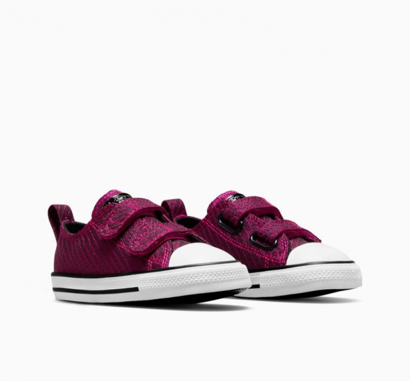 Tenis Converse Chuck Taylor All Star Easy On Sparkle Bajos Niños Rosas | COLOMBIA X8032K