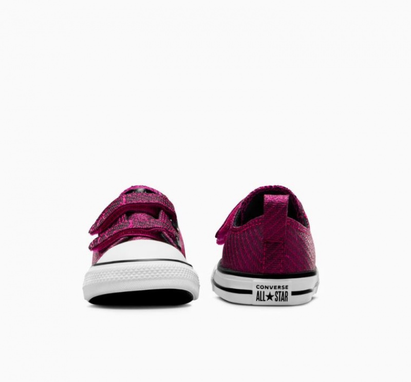 Tenis Converse Chuck Taylor All Star Easy On Sparkle Bajos Niños Rosas | COLOMBIA X8032K